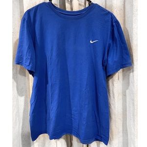 blue nike shirt